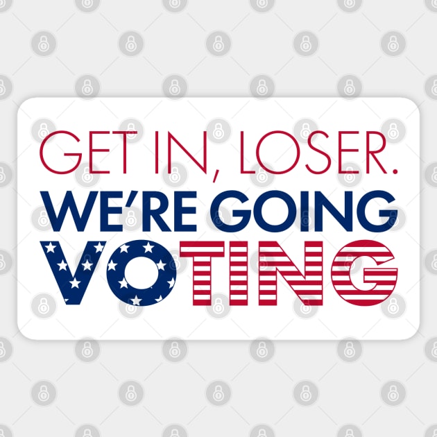 We're Going Voting Sticker by fashionsforfans